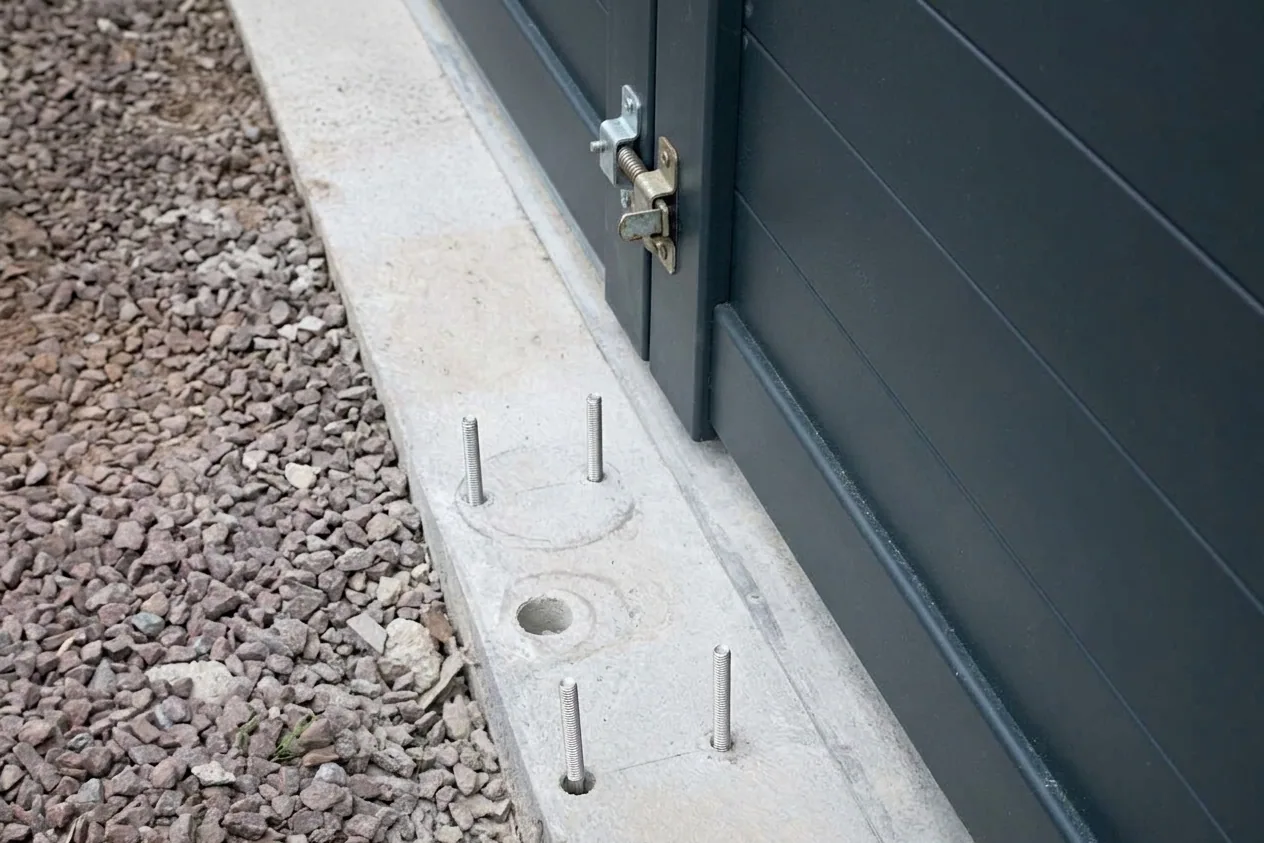 Motorisation portail, garage et volets à Agde — avant (chantier 6) Motorisation portail, garage et volets à Agde — avant (chantier 6)